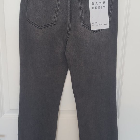 Daze Denim Shy Girl High Rise Crop Flare - Picture 2 of 5